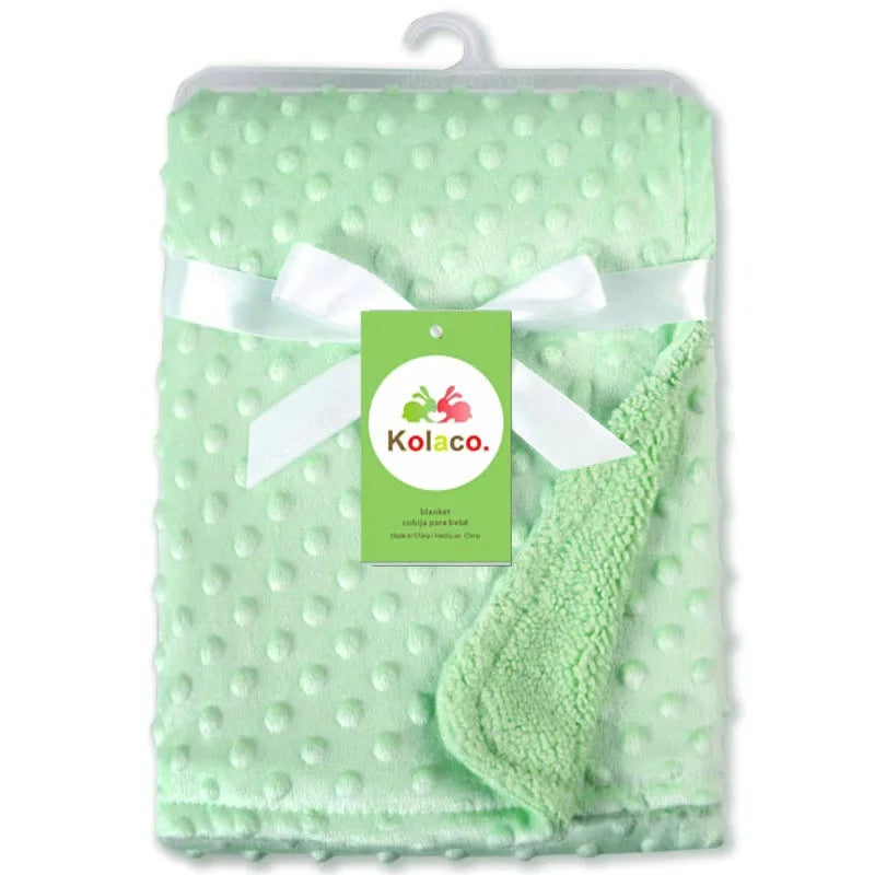 Cozy Baby Fleece Blanket Swaddle Wrap | Soft All Season Newborn Essential