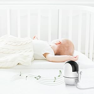 5" HD Video Baby Monitor with Camera – Long Range, 2-Way Audio & Night Vision