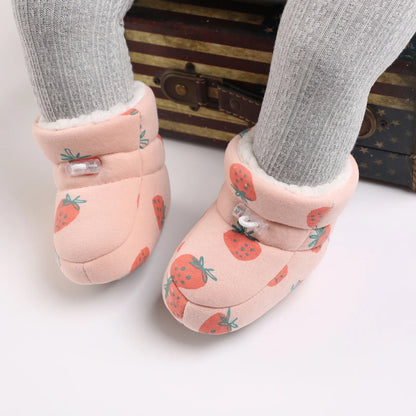 Winter Baby Boots | Soft Warm Anti Slip Cartoon Walking Booties for Infants