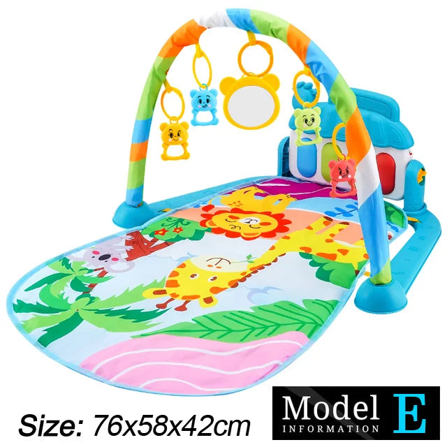 Baby Piano Play Gym Mat | Musical Activity Center for Tummy Time and Crawling