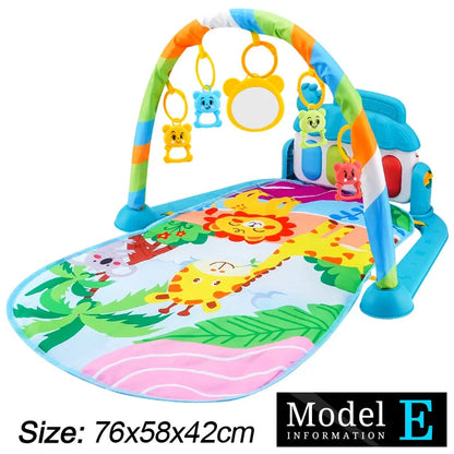 Baby Piano Play Gym Mat | Musical Activity Center for Tummy Time and Crawling
