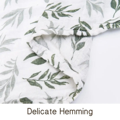 100% Cotton Muslin Swaddle Blanket | 2-Layer Baby Wrap for Newborns