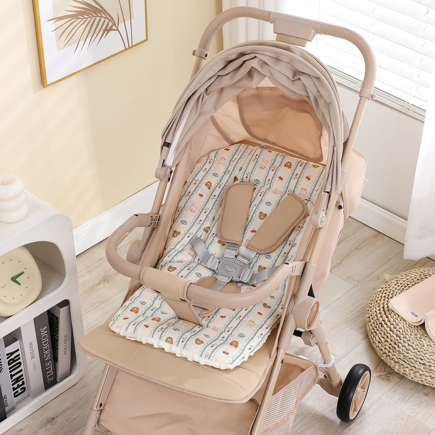 Baby Stroller Seat Cushion – Soft Pushchair & Car Seat Mat