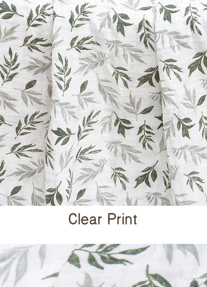 100% Cotton Muslin Swaddle Blanket | 2-Layer Baby Wrap for Newborns