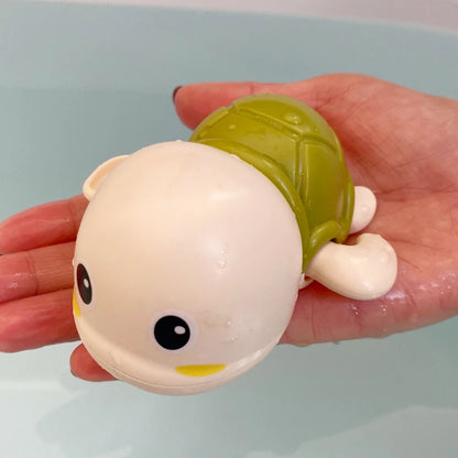 Baby Clockwork Bath Toy – Swimming Turtle & Whale Water Toy