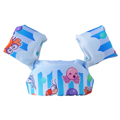 Kids Swim Float Vest with Arm Bands – Toddler Buoyancy Swim Trainer