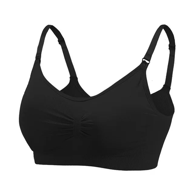 Wirefree Maternity Nursing Bra | Seamless Breathable Comfort for Breastfeeding