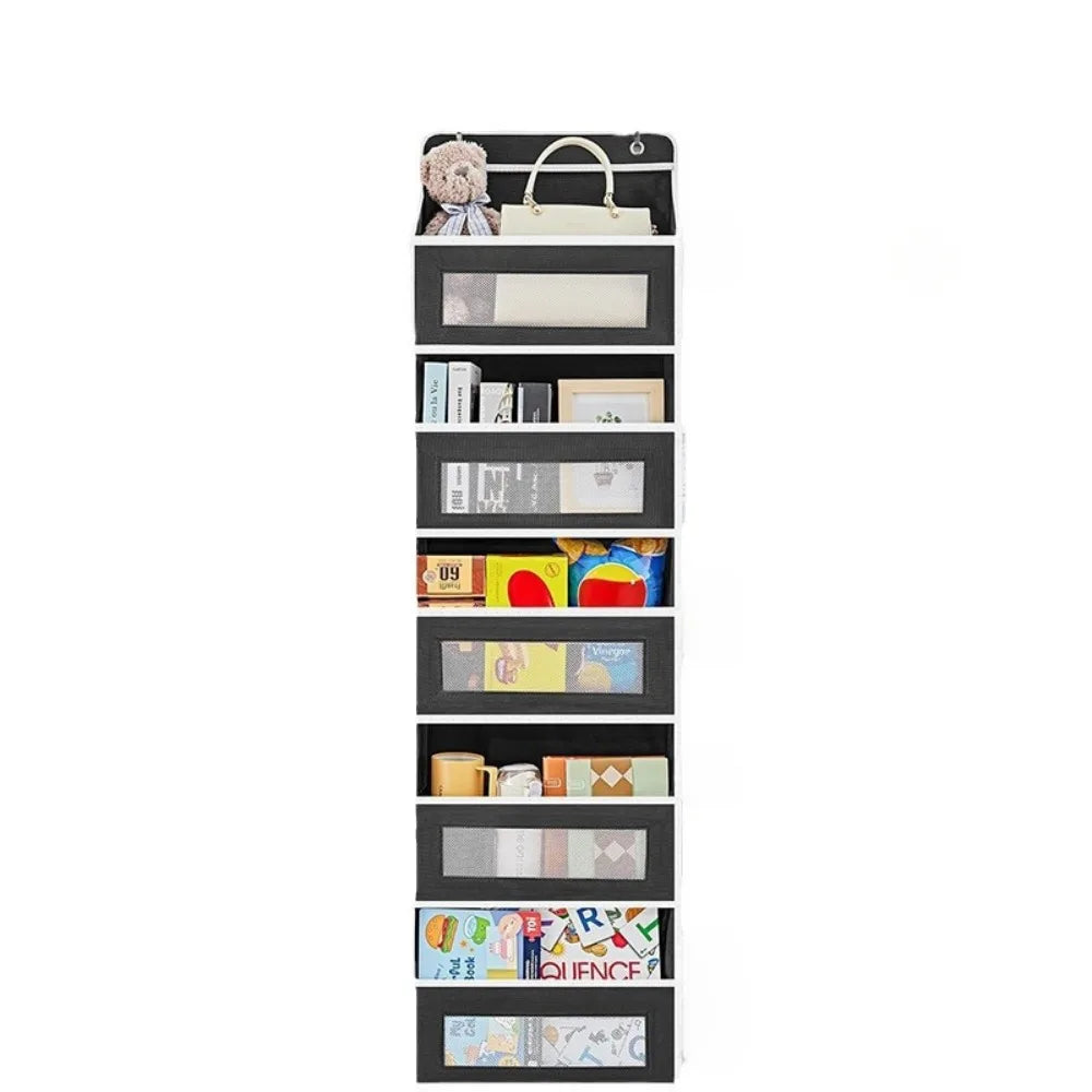 5-Shelf Over-the-Door Hanging Organizer – Large Capacity Storage Rack