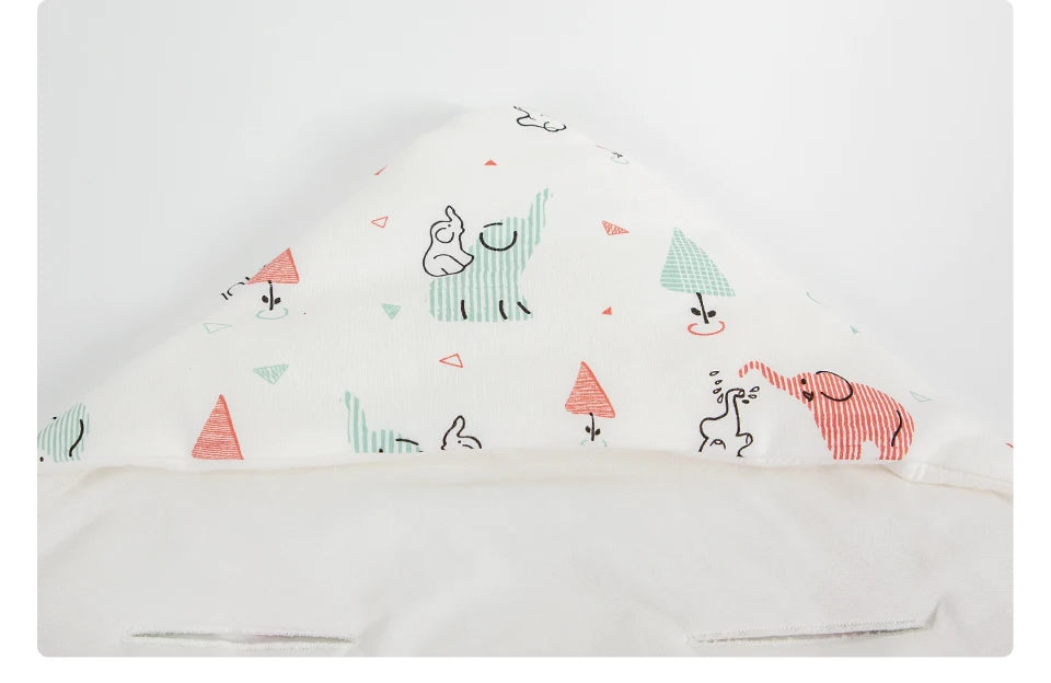 Hooded Baby Wrap Blanket for Newborns | Warm Swaddle for Car Seat and Stroller