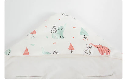 Hooded Baby Wrap Blanket for Newborns | Warm Swaddle for Car Seat and Stroller