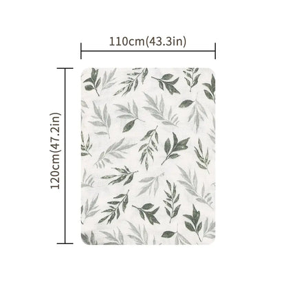 100% Cotton Muslin Swaddle Blanket | 2-Layer Baby Wrap for Newborns