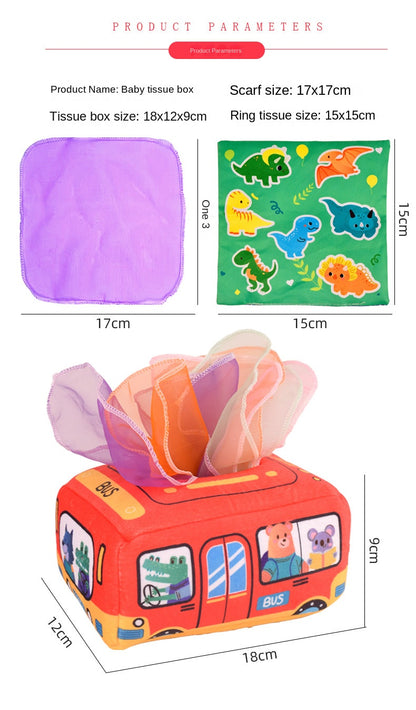 Montessori Magic Tissue Box – Sensory Learning Toy for Babies