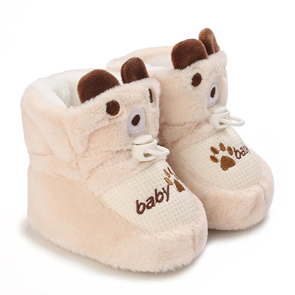 Winter Baby Boots | Soft Warm Anti Slip Cartoon Walking Booties for Infants