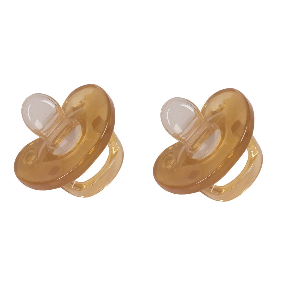 Silicone Baby Pacifier | Flat Breathable Soother for Newborn Sleep