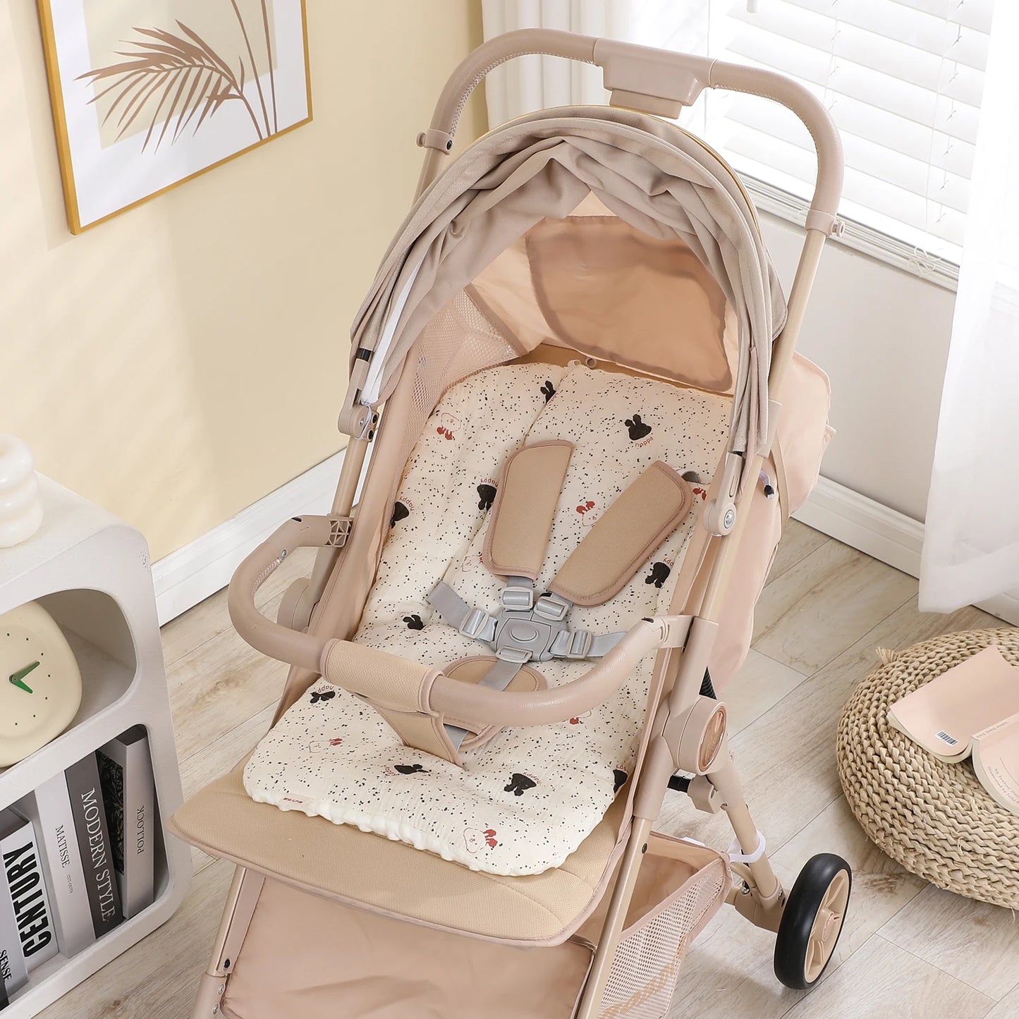 Baby Stroller Seat Cushion – Soft Pushchair & Car Seat Mat