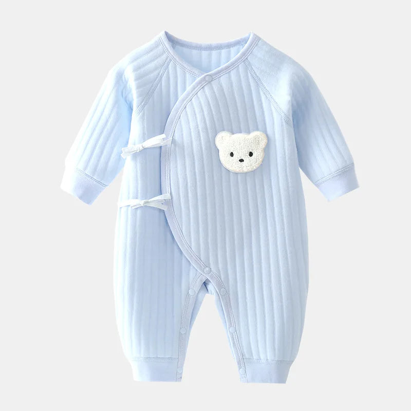 Cozy Cotton Newborn Onesie | Warm Winter Bodysuit for 0–6 Months