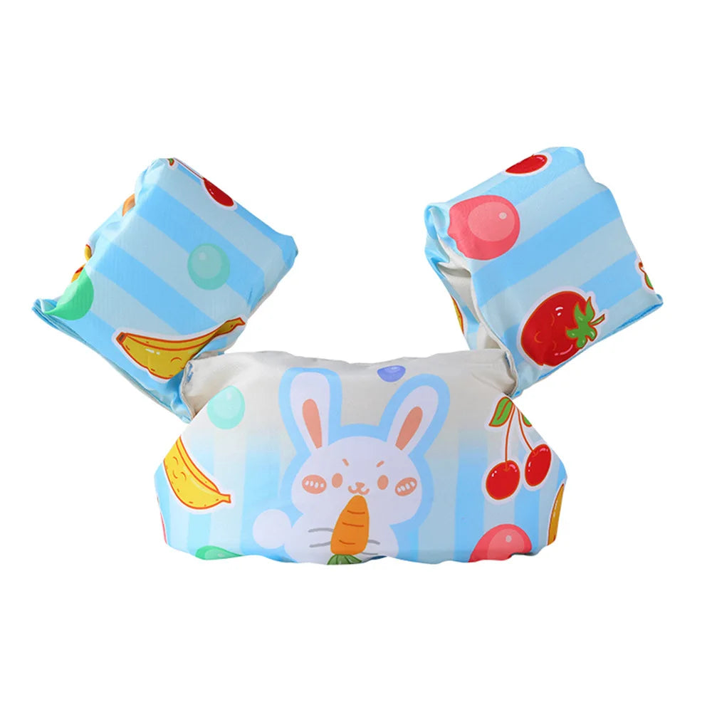 Kids Swim Float Vest with Arm Bands – Toddler Buoyancy Swim Trainer