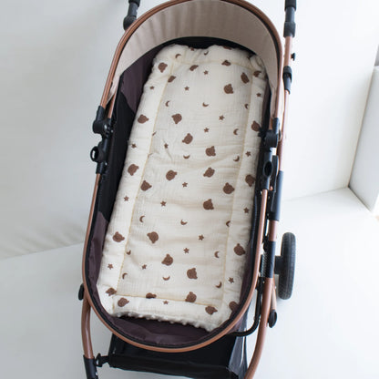Baby Stroller Seat Cushion – Soft Pushchair & Car Seat Mat