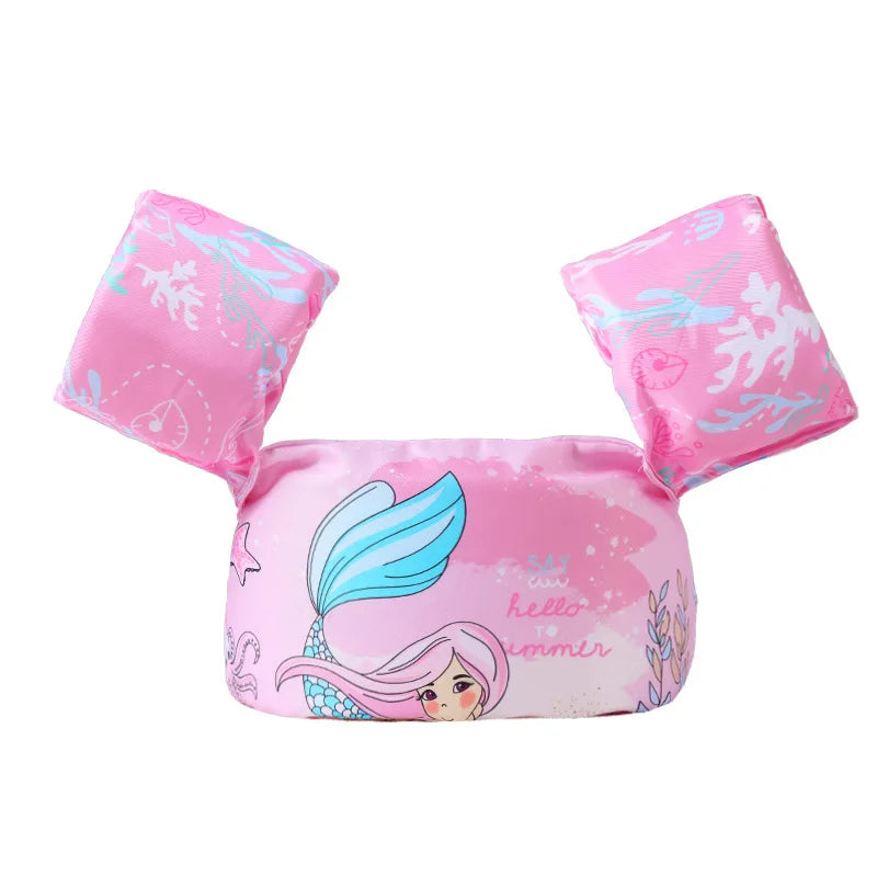 Kids Swim Float Vest with Arm Bands – Toddler Buoyancy Swim Trainer