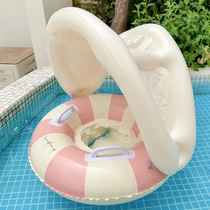 Rooxin Inflatable Baby Swim Ring – Supportive Pool Float Seat