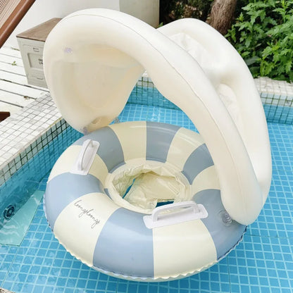 Rooxin Inflatable Baby Swim Ring – Supportive Pool Float Seat