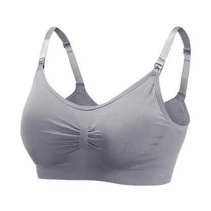 Wirefree Maternity Nursing Bra | Seamless Breathable Comfort for Breastfeeding