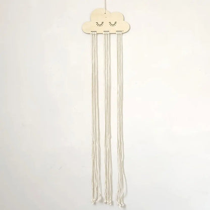 Solid Wood Cloud Hair Bow Organizer — Haven Heart Baby