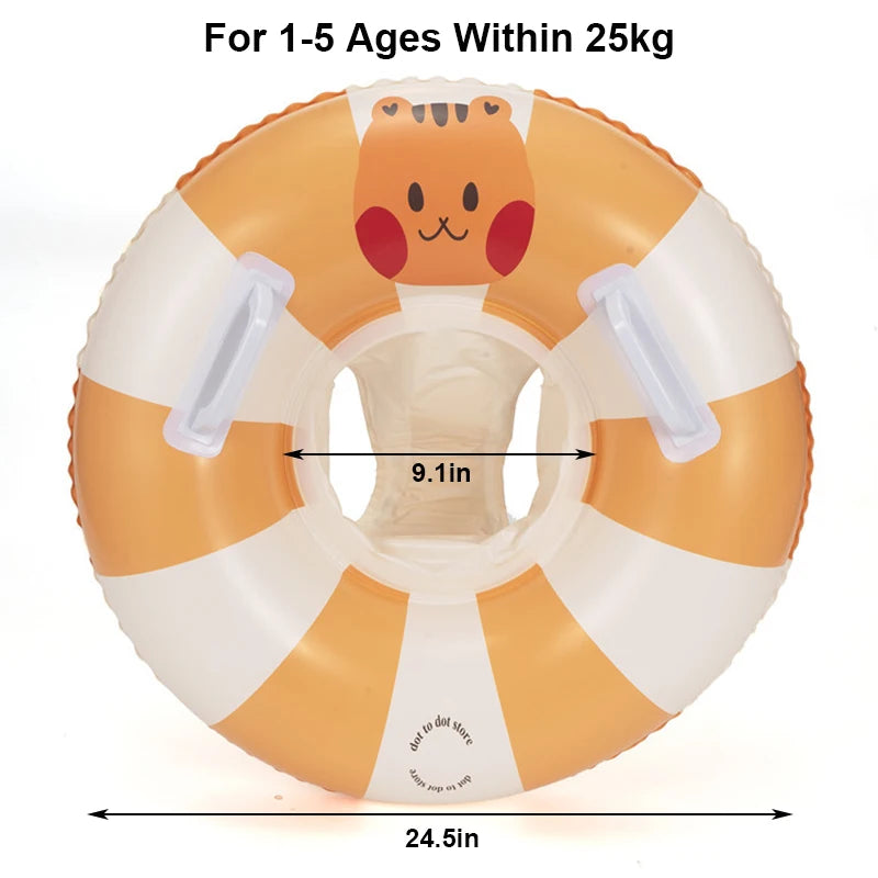 Rooxin Inflatable Baby Swim Ring – Supportive Pool Float Seat