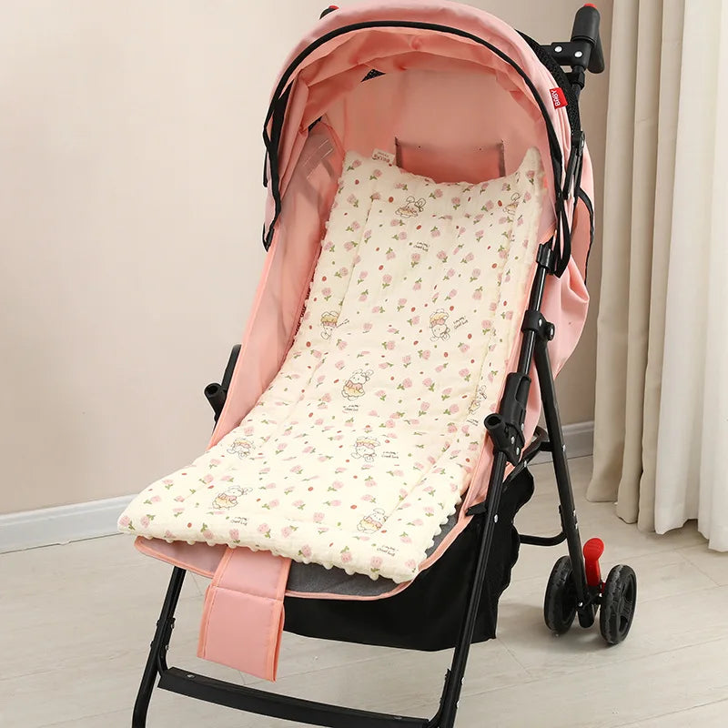 Baby Stroller Seat Cushion – Soft Pushchair & Car Seat Mat