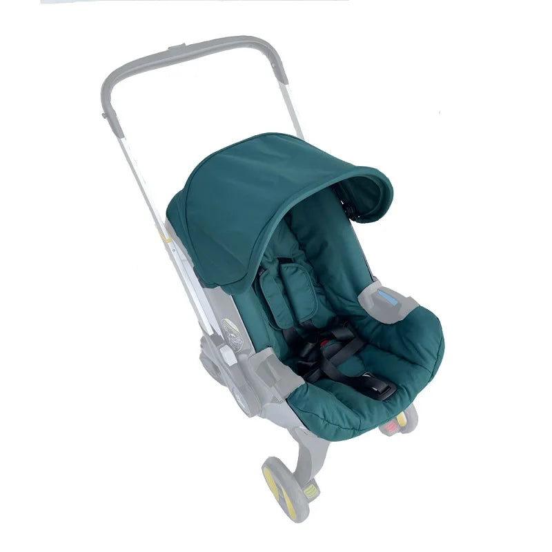 Stroller Seat Cushion Set | Sunshade and Storage Accessories for Car Seat Strollers