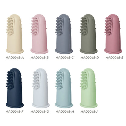 Baby Silicone Finger Toothbrush | BPA Free Gentle Gum and Teeth Cleaner