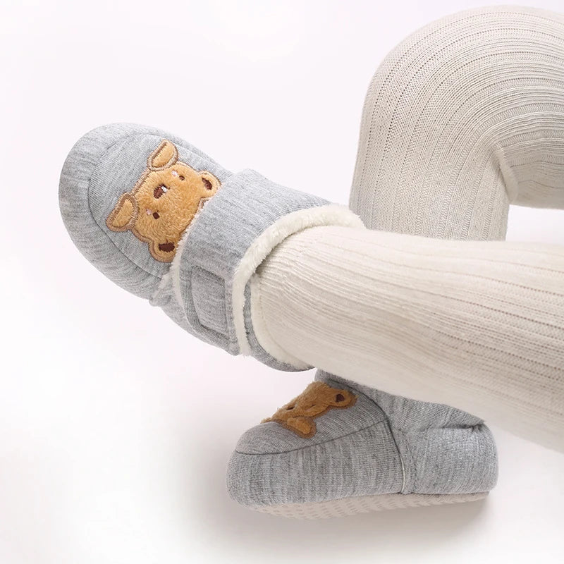 Winter Baby Boots | Soft Warm Anti Slip Cartoon Walking Booties for Infants