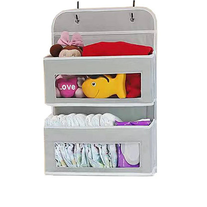 5-Shelf Over-the-Door Hanging Organizer – Large Capacity Storage Rack
