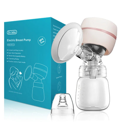 Intelligent Electric Breast Pump | Silent USB Rechargeable Pump with 9 Levels