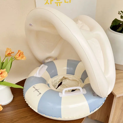 Rooxin Inflatable Baby Swim Ring – Supportive Pool Float Seat