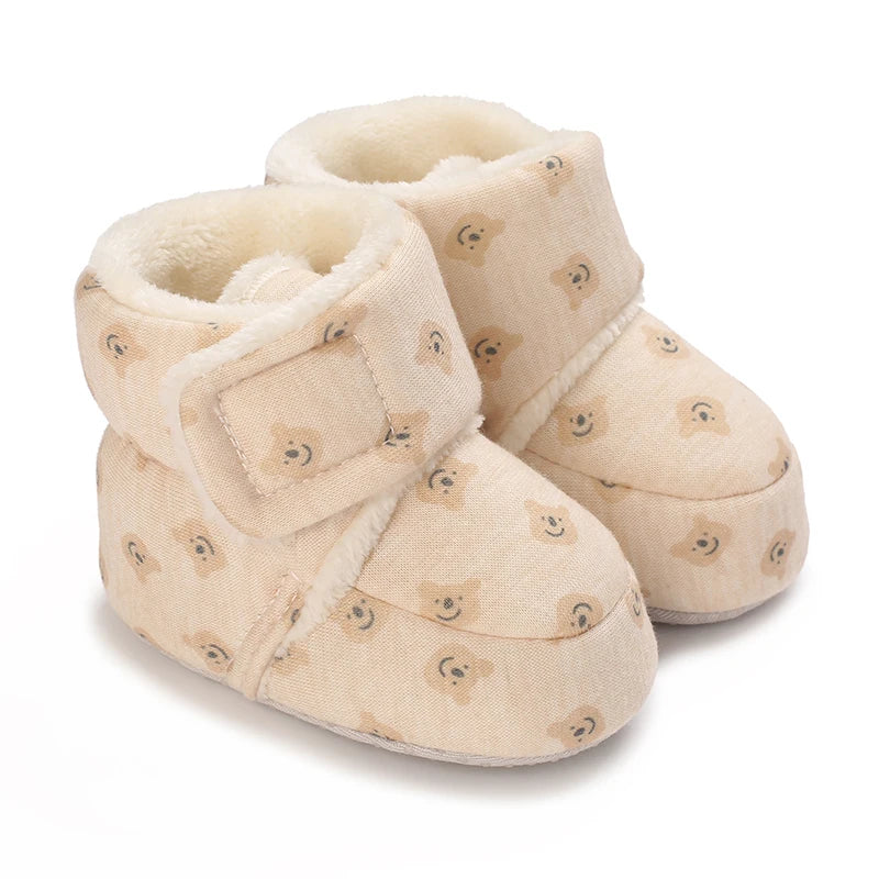 Winter Baby Boots | Soft Warm Anti Slip Cartoon Walking Booties for Infants