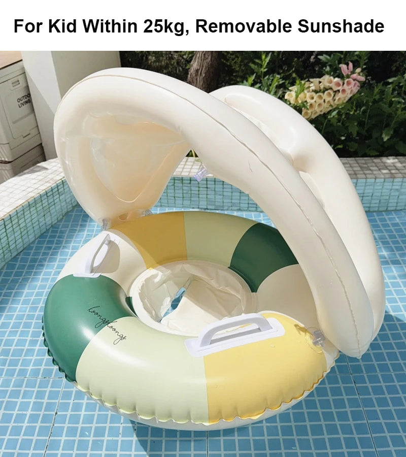 Rooxin Inflatable Baby Swim Ring – Supportive Pool Float Seat
