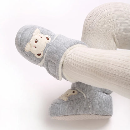 Winter Baby Boots | Soft Warm Anti Slip Cartoon Walking Booties for Infants