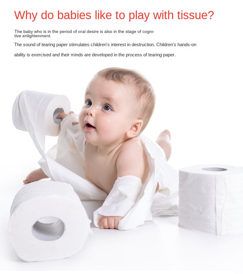 Montessori Magic Tissue Box – Sensory Learning Toy for Babies