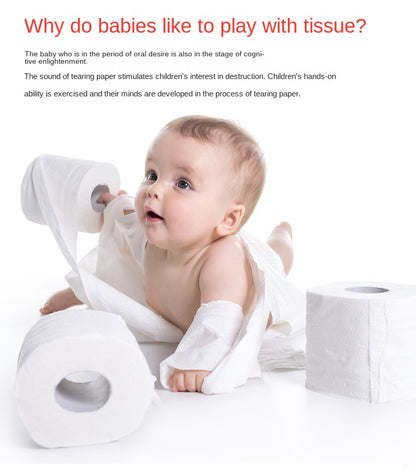 Montessori Magic Tissue Box – Sensory Learning Toy for Babies