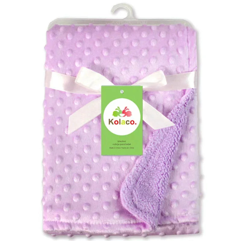 Cozy Baby Fleece Blanket Swaddle Wrap | Soft All Season Newborn Essential