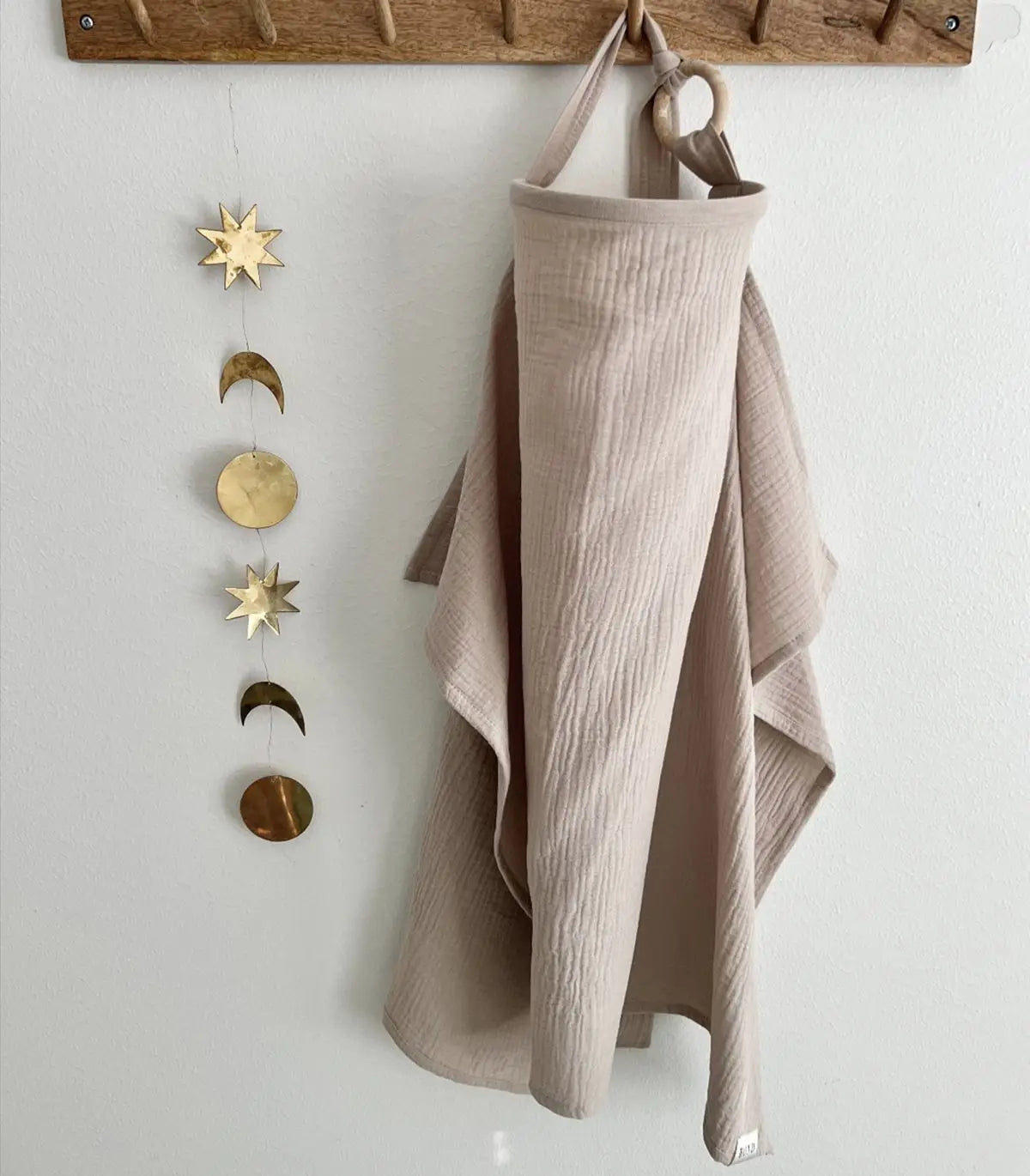 Breathable Muslin Nursing Cover | Soft Cotton Breastfeeding Privacy Wrap