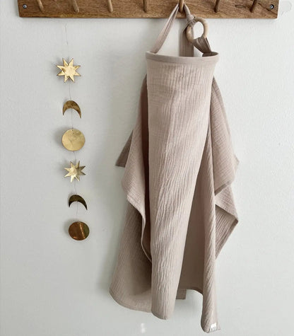 Breathable Muslin Nursing Cover | Soft Cotton Breastfeeding Privacy Wrap
