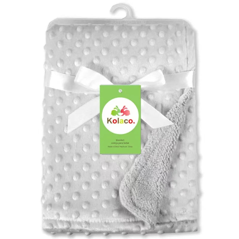 Cozy Baby Fleece Blanket Swaddle Wrap | Soft All Season Newborn Essential