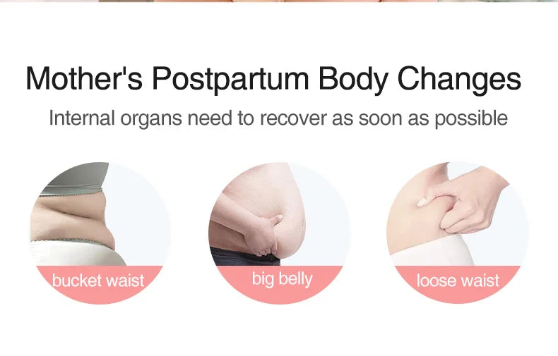 3 in 1 Postpartum Belly Band Wrap | Waist and Pelvic Support Recovery Belt