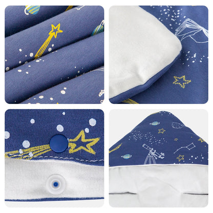 Hooded Baby Wrap Blanket for Newborns | Warm Swaddle for Car Seat and Stroller