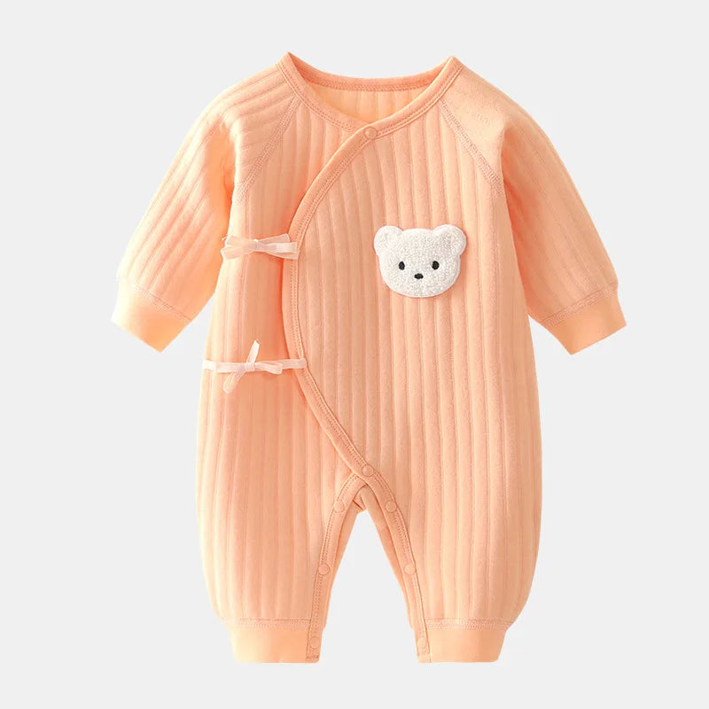 Cozy Cotton Newborn Onesie | Warm Winter Bodysuit for 0–6 Months