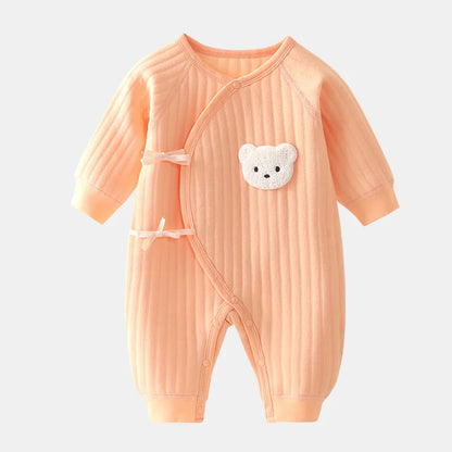 Cozy Cotton Newborn Onesie | Warm Winter Bodysuit for 0–6 Months