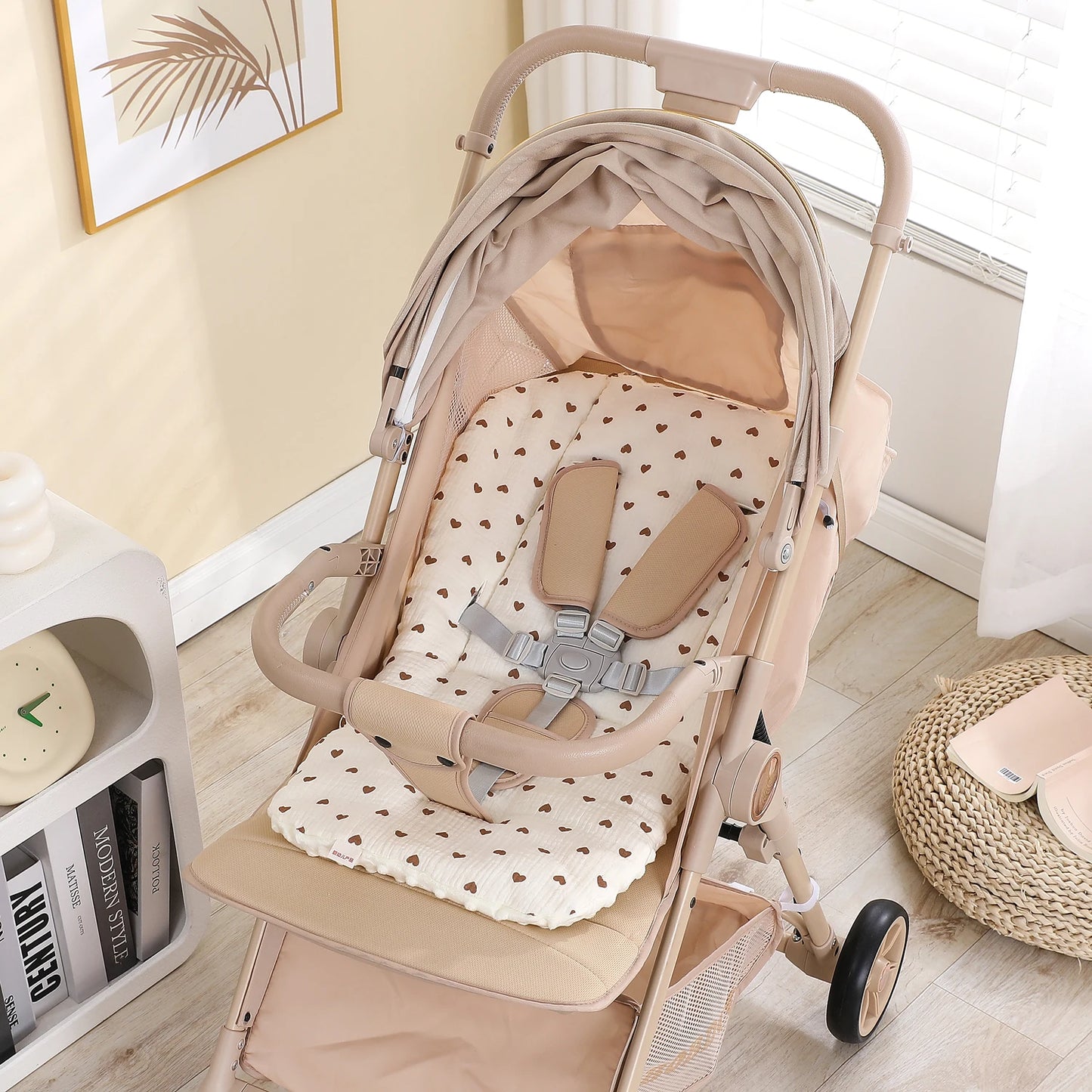 Baby Stroller Seat Cushion – Soft Pushchair & Car Seat Mat