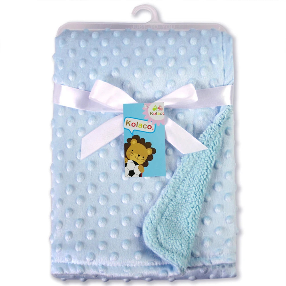 Cozy Baby Fleece Blanket Swaddle Wrap | Soft All Season Newborn Essential